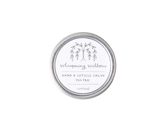 Tea Tree Seasonal Hand & Cuticle Salve - Natural, All Purpose Skincare - Made with Essential Oils