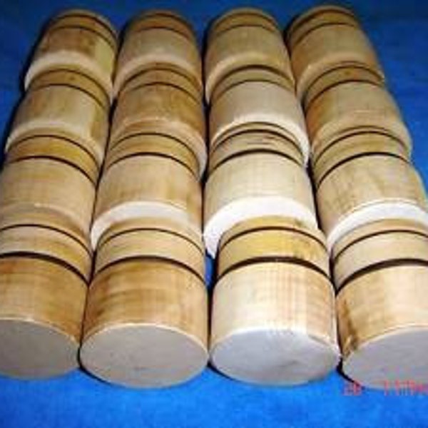 16- 3 1/4" X 3 1/4" Sugar Maple Wood Lathe Turning Blanks