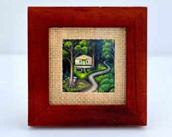 Cincinnati Nature Center Preschool - 2x2 miniature giclee print (4x4 framed)