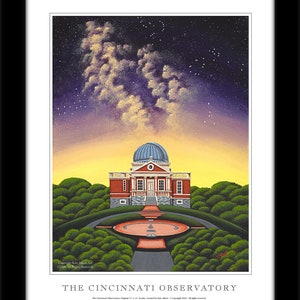 Cincinnati Observatory - Limited Edition Print, signed and numbered by the artist