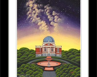 Cincinnati Observatory - Limited Edition Print, signed and numbered by the artist