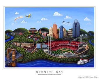 Opening Day - Limited edition print, signed and numbered by the artist - 18”x24”