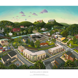 Loveland, Ohio - limited edition, signed & numbered giclee print