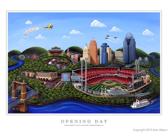 Opening Day - 18"x24" print, limited edition, signed and numbered by the artist