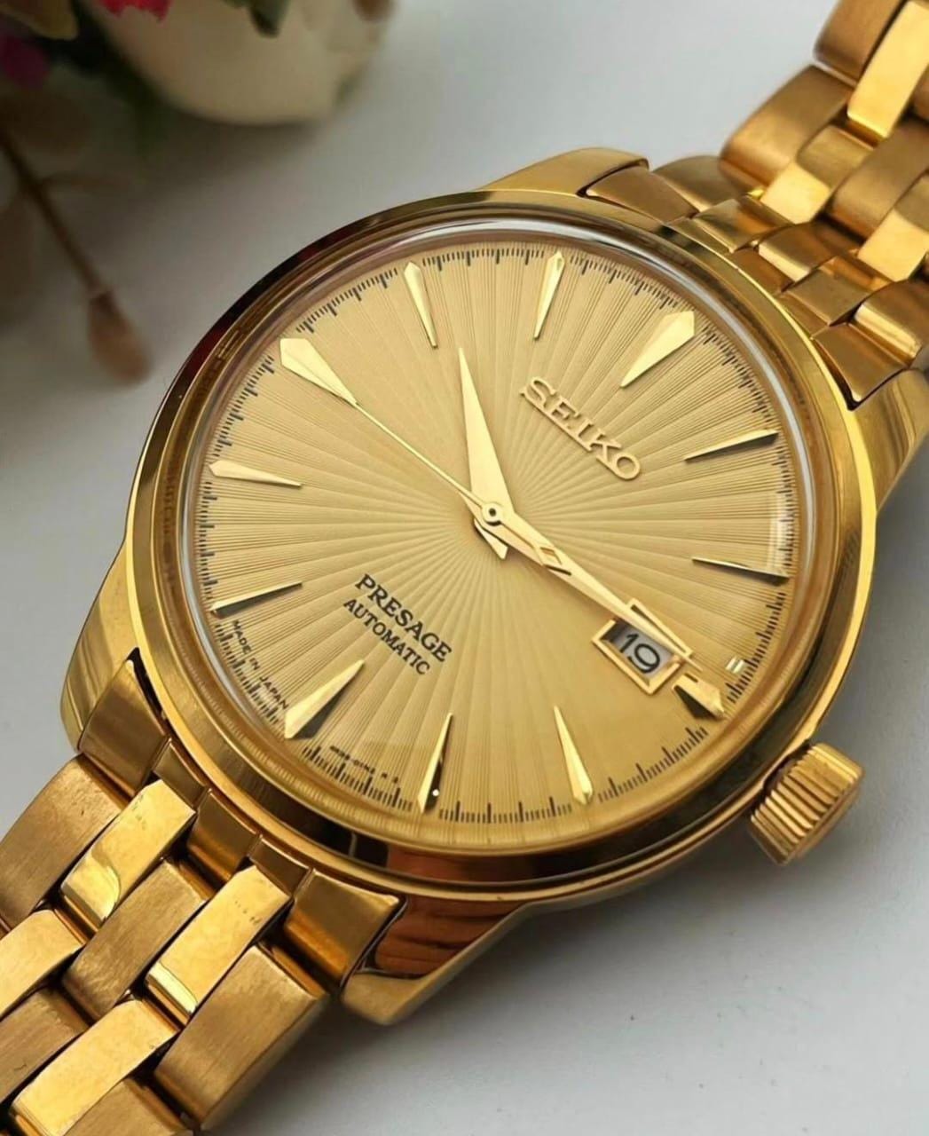 Gold vintage seiko watch band - Etsy 日本