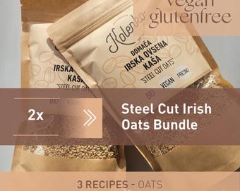 Stålskurna irländska havregryn: Odlade på Slovenien, innehåller 3 recept