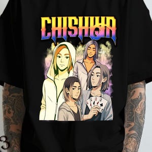 Chishiya Alice in Borderland Graphic Tee ,Unisex Otaku Streetwear for Netflix,Anime Fans