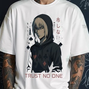 Chishiya Alice in Borderland Graphic Tee ,Unisex Otaku Streetwear for Netflix,Anime Fans