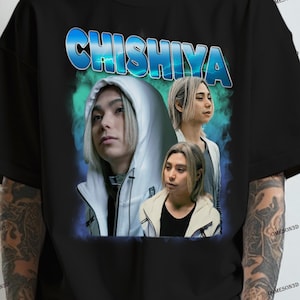 Chishiya Alice in Borderland Graphic Tee,Unisex Otaku Streetwear for Netflix,Anime Fans,Chishiya 90&#39;s Retro Design Graphic Tee