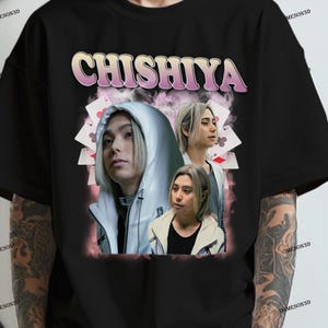 Chishiya Alice in Borderland Graphic Tee,Chishiya 90&#39;s Retro Design Graphic TeeAnime Fans,Unisex Otaku Streetwear for Netflix