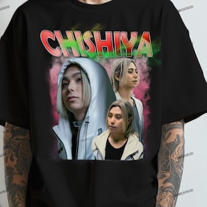 Chishiya Alice in Borderland Graphic Tee,Anime Fans,Chishiya 90&#39;s Retro Design Graphic Tee,Unisex Otaku Streetwear for Netflix