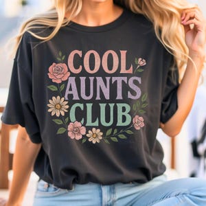 クール・アンツ・クラブ シャツ |女性用おもしろおばさんTシャツ |おばさんギフト |ファミリーユーモアシャツ |かわいい叔母さんへのプレゼントのアイデア