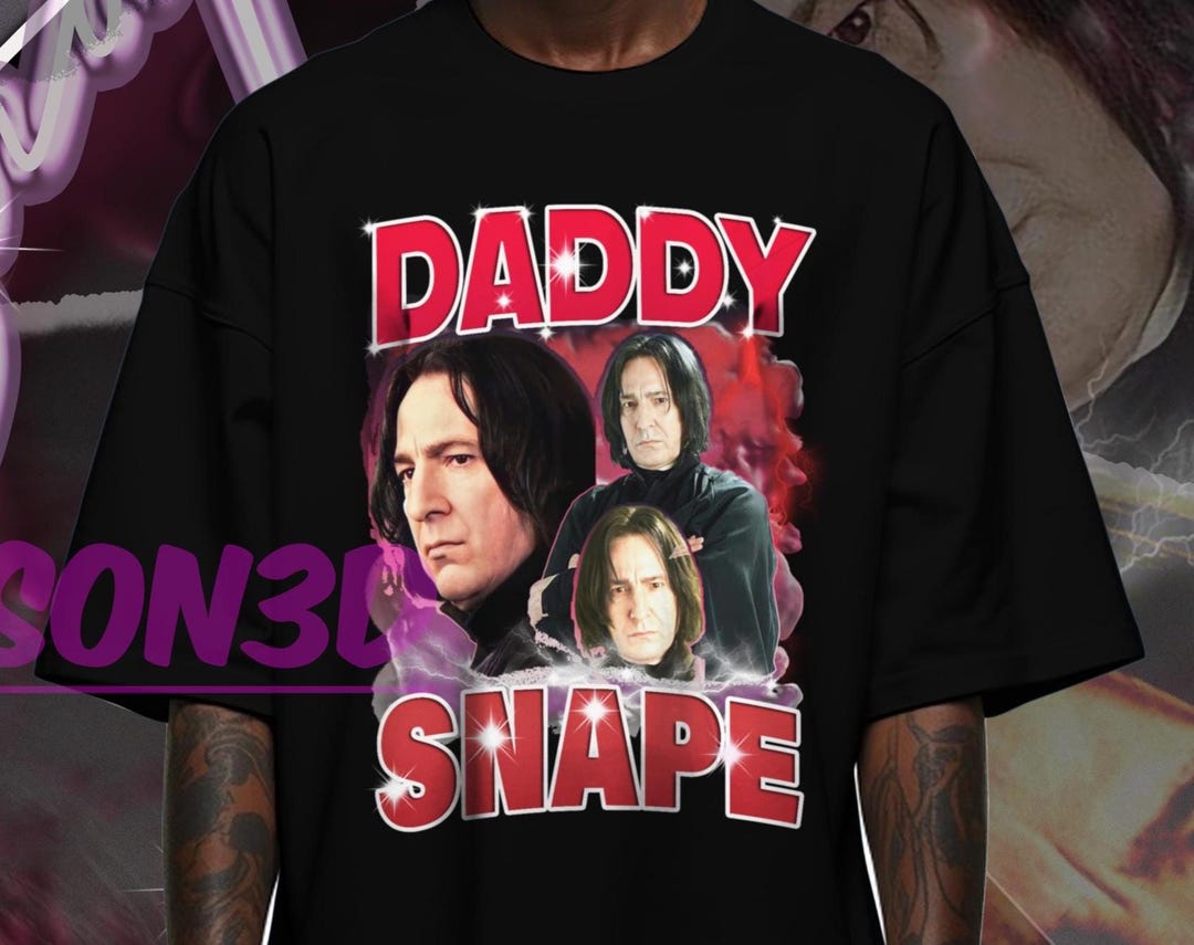 Daddy Snape T-shirt Unisex Fan Art Tee,magical Gifts,dark Academia ...