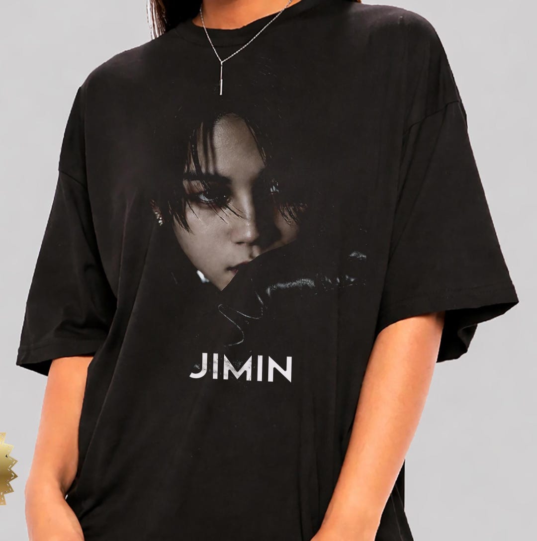 Jimin Shirt, Jimin Shirt,black and White Shirt,jimin T Shirt,idol