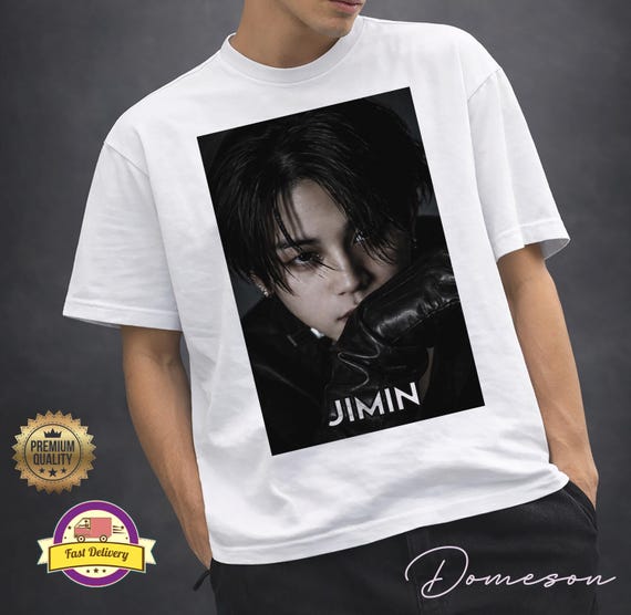 Jimin Shirt, Jimin Shirt,black and White Shirt,jimin T Shirt,idol
