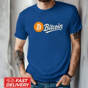 Camiseta de Bitcoin, camiseta de criptomonedas, ropa de criptomonedas, camiseta unisex de algodón, camiseta con el logotipo de Bitcoin