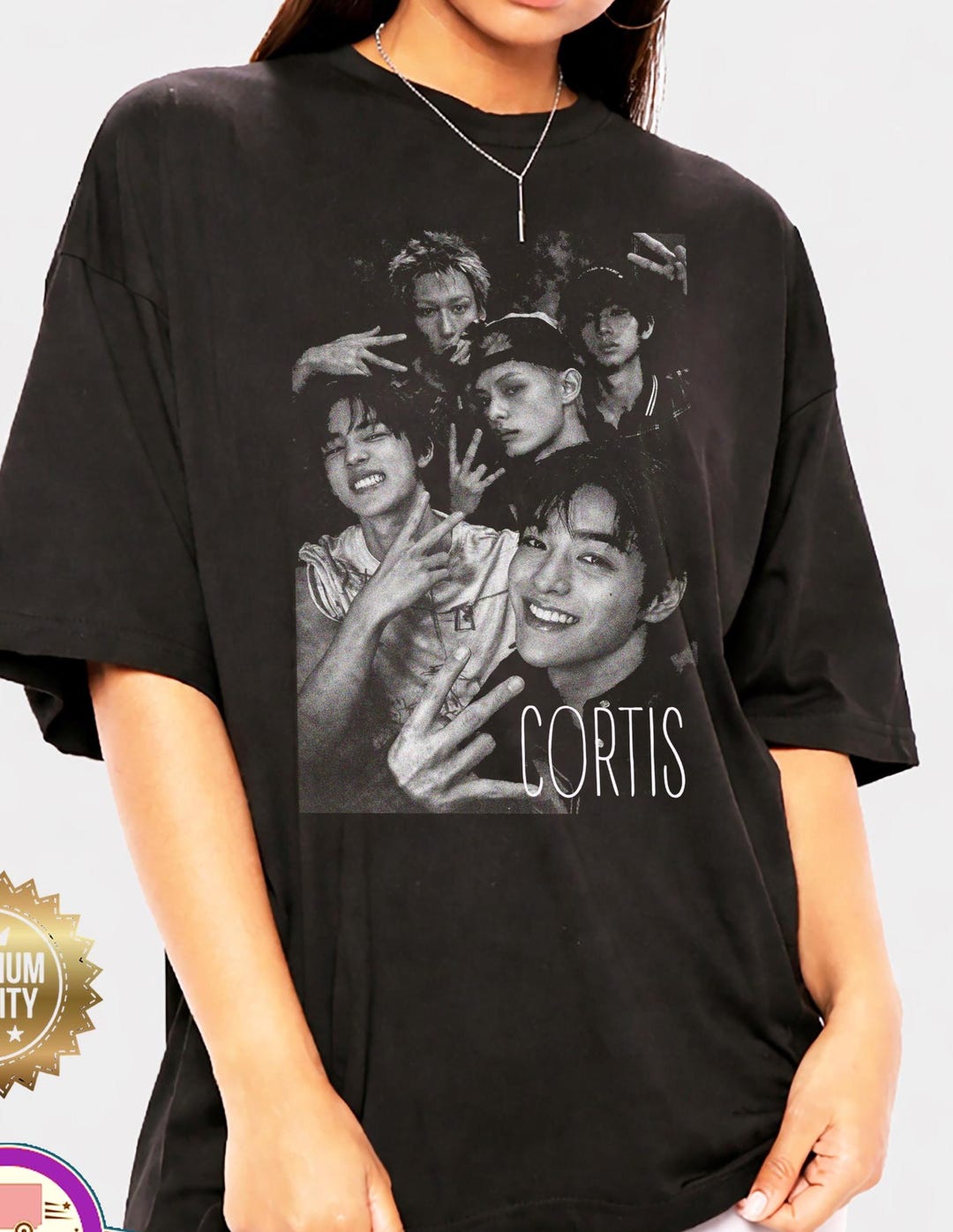 Cortis Shirt,black and White Shirt,korean Pop Aesthetic Streetwear