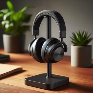 The Balancing Act 1 Minimalist Design Headphones Stand