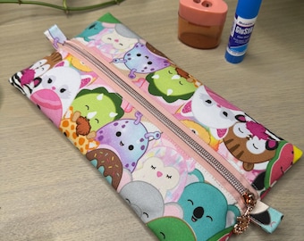 Handmade Front-Opening Pencil Case:  Squishmellow