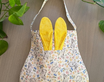 Bunny Easter Egg Hunt Bag: Reusable Kids Tote