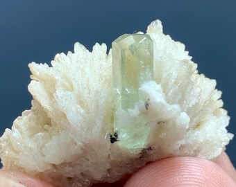 ヘリオドール原石結晶標本：ブラジル産ゴールデンベリル原石 7.2g