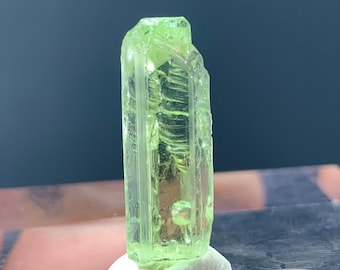 ヘリオドール原石結晶標本：ブラジル産ゴールデンベリル原石 7.2g