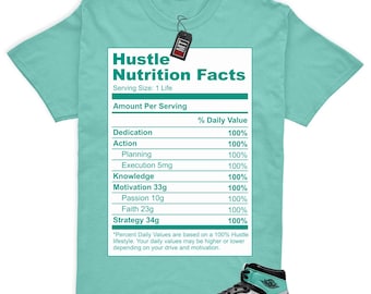 Jordan 1 High OG Green Glow Matching Shirts, Hustle Nutrition Tee Match Green Glow 1s