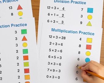 Mathematics Problems Solving Practice for children.