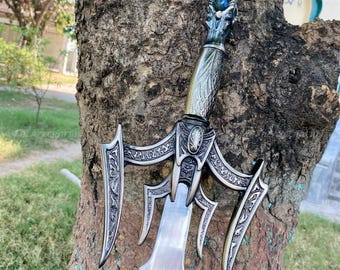 Handcrafted Atlantean Barbarian Sword: Fantasy Viking Replica
