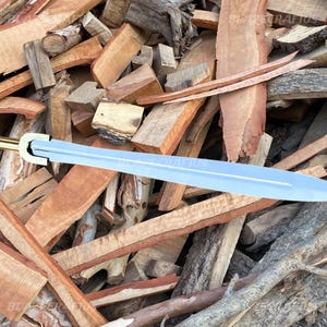 Handmade Custom Riptide Sword of Percy Jackson - Anaklusmos Replica - Cosplay Sword Forged Olympian Blade - Gift for Him