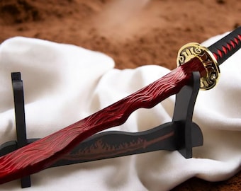 River of Blood Katana | Decorative Katana | Collectible Samurai-Style Sword | Display Piece | Gift for Him