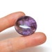 Amethyst Round Cabochon Natural Gemstone Jewelry Supply High Quality Cut Flat Back - 30.0 x 7.3 mm - 48.8 ct - 180321-03