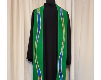 Baptism River of Life Clergy Stole