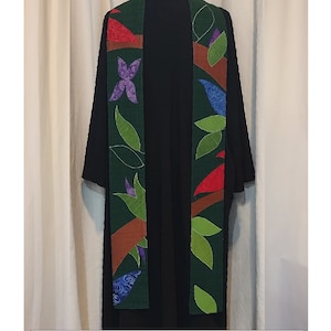Tree of Life Clergy Stole (Green)