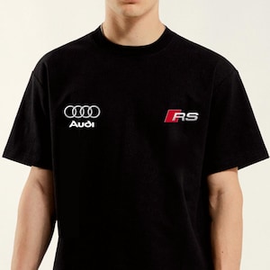 Cadeau pour voiture unisexe AUDI RS Enthusiast Apparel | Chemise conducteur AUDI