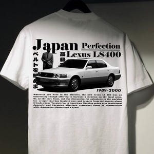 Lexus ls400 Enthusiast Apparel - Cadeau pour voiture unisexe | Chemise de conducteur de voiture japonaise