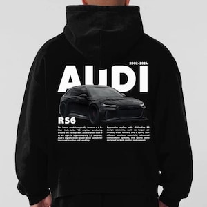 AUDI RS6 エンスージアストアパレル ユニセックスカーギフト | AUDI ドライバーパーカー