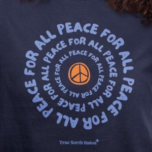 Peace For All T-shirt | Peace Tee | Stop bombing Tee | Anti War T-shirt | Cease Fire Now Shirt | Choose Peace Tee | No Justice No Peace Tee