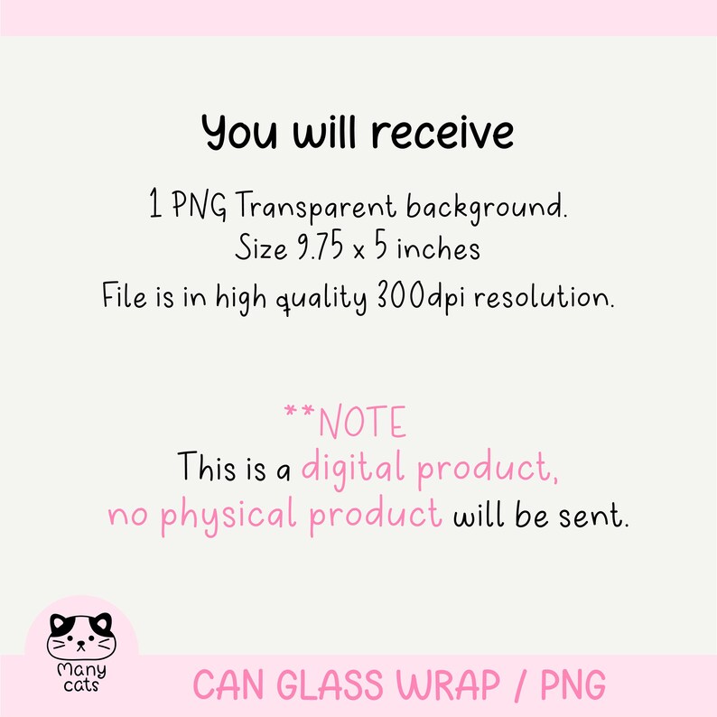 May include: A digital product image with text that reads "You will receive 1 PNG Transparent background. Size 9.75 x 5 inches. File is in high quality 300dpi resolution." The image also states "This is a digital product, no physical product will be sent."