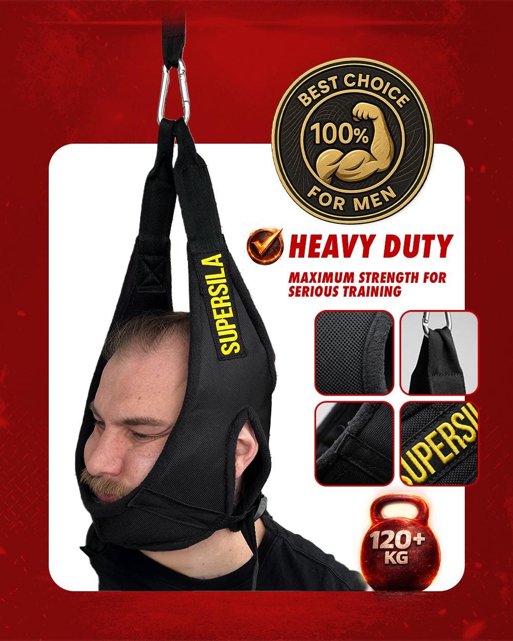 Men’s Glisson Loop | Neck Stretching Wellness Tool | Cervical Traction ...