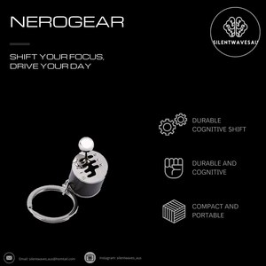 NeroGear Key Ring: Fidget Toy for Focus & Transition