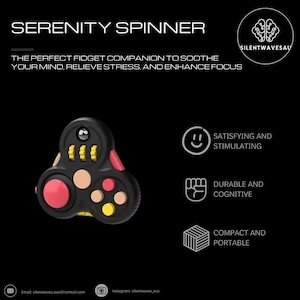 Serenity Spinner: Stress Relief Fidget Spinner Toy