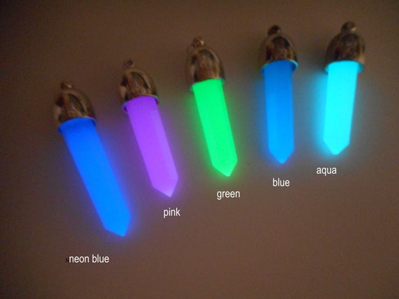 Atlantis necklace kida necklace glow in the dark glowing necklace Atlantis crystal kida crystal