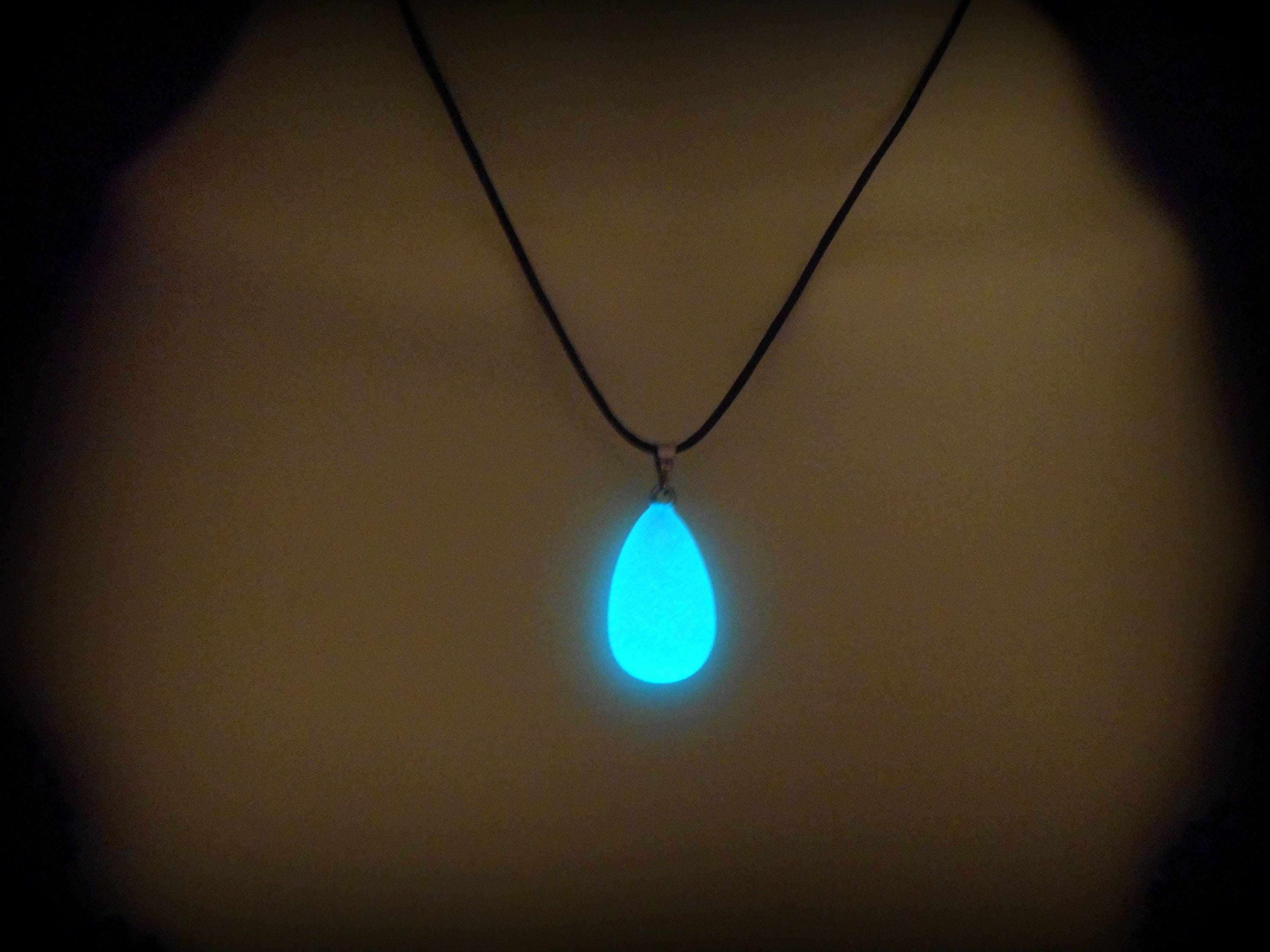 Kingdom Hearts Necklace, Glow in the dark Jewelry, Anime Necklace, An…