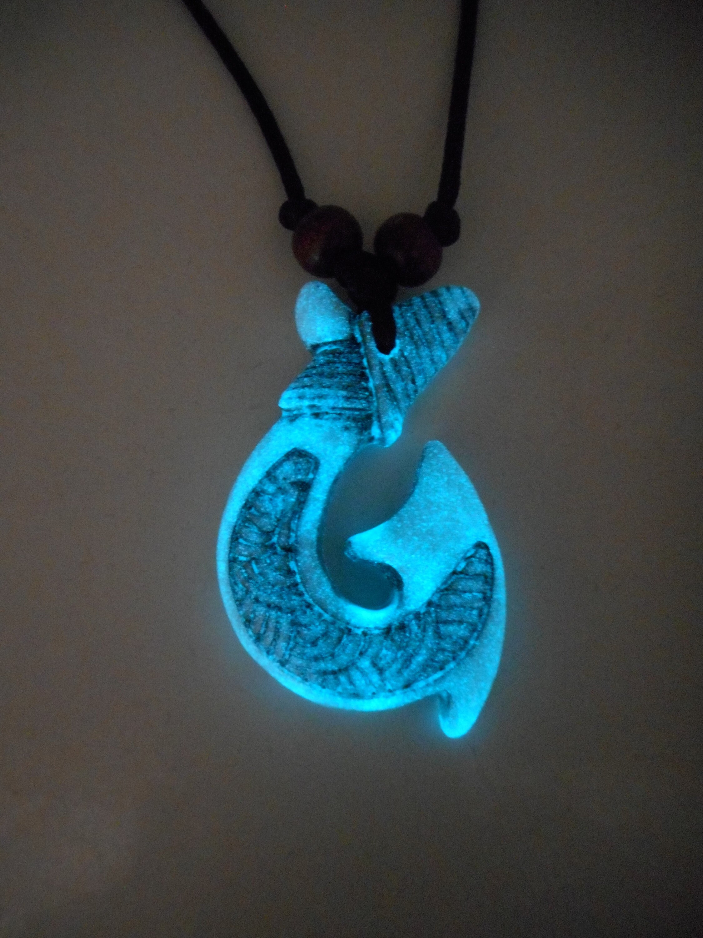 Moana Maori Necklace Moana Necklace In AQUA, Glow In The Dark