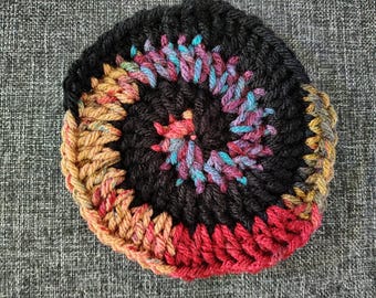 Crochet Fall Spiral Handmade Coasters Doilies