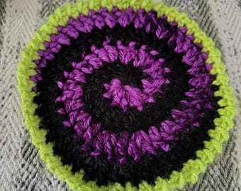 Crochet Halloween spiderweb  spiral Coasters Doilies