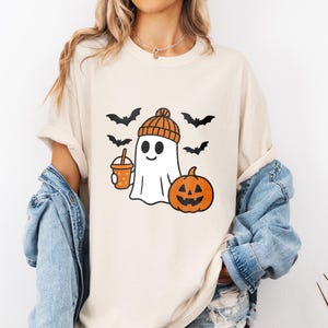 Ghost Halloween Shirt –  Spooky Season Comfort Colors Shirt, Size S-4XL