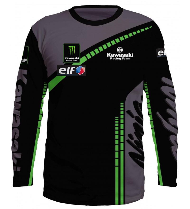 Kawasaki Ninja Motto Jersey #4036, Biker Unisex Shirt, Gift for