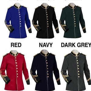 Wool Zulu War Jacket: British Military Reenactment Costume